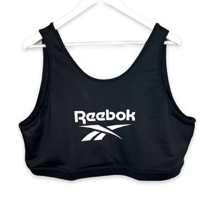 NEW Reebok Black Plus Size Sports Bra Size 4X Workout Running